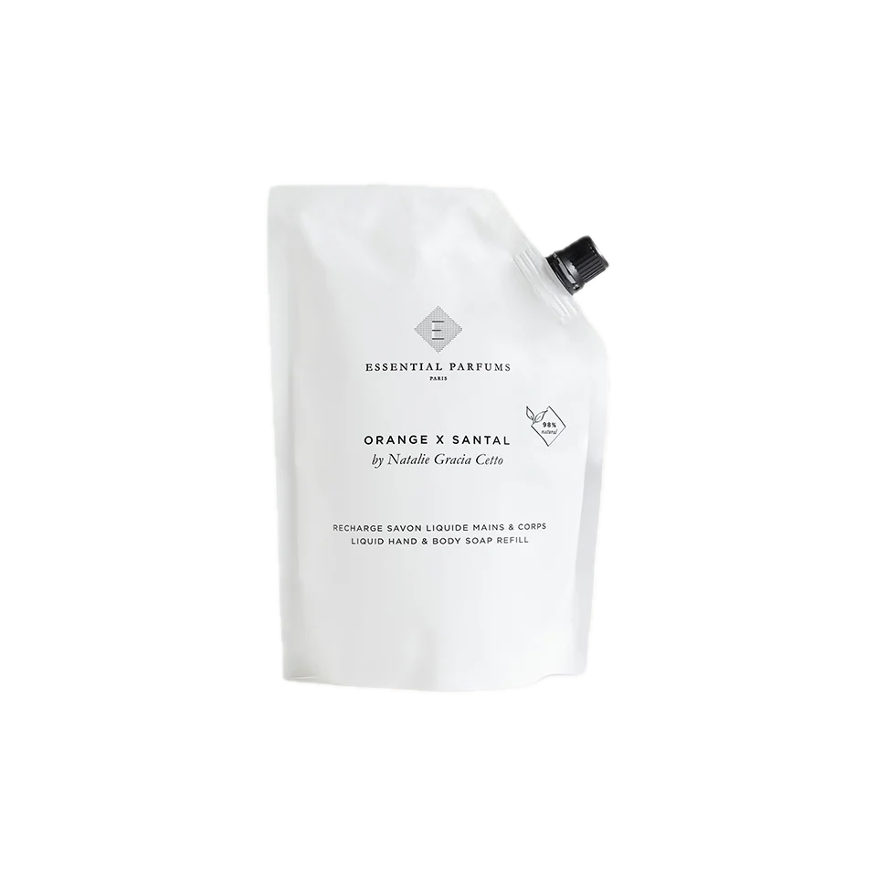 Orange X Santal - Ricarica Sapone Liquido Mani e Corpo